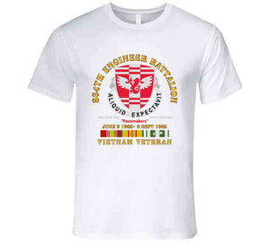 864th Engineer Bn - June 9 1965 - 6 Sept 1965 - Vietnam Vet W Vn Svc T Shirt