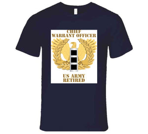 Army - Emblem - Warrant Officer - Cw3 - Retired T Shirt