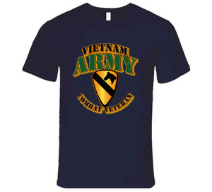 ARMY -  1st Cav - Vietnam - Combat Vet T Shirt