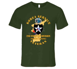 Army - Korea Service Vet - 2nd Infantry Div - Second To None T Shirt