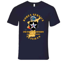 Load image into Gallery viewer, Army - Korea Service Vet - 2nd Infantry Div - Second To None T Shirt
