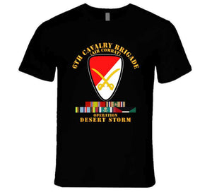 Army - 6th Cavalry Bde - Desert Storm W Ds Svc - Afem Classic, Hoodie, Premium