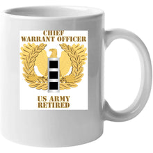 Load image into Gallery viewer, Army - Emblem - Warrant Officer - Cw3 - Retired T Shirt
