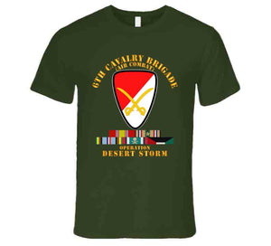 Army - 6th Cavalry Bde - Desert Storm W Ds Svc - Afem Classic, Hoodie, Premium