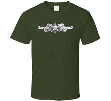 Load image into Gallery viewer, Uscg - Cutterman Badge - Enlisted  - Silver  Wo Txt T Shirt

