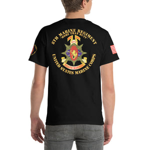 3rd Battalion, 8th Marines - Peace Keeping - Lebanon 1983 with Service Ribbons - Short Sleeve T-Shirt