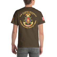 Load image into Gallery viewer, 3rd Battalion, 8th Marines - Peace Keeping - Lebanon 1983 with Service Ribbons - Short Sleeve T-Shirt
